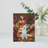 Irish Wolfhound 4 - Het pad Briefkaart (Staand voorkant)