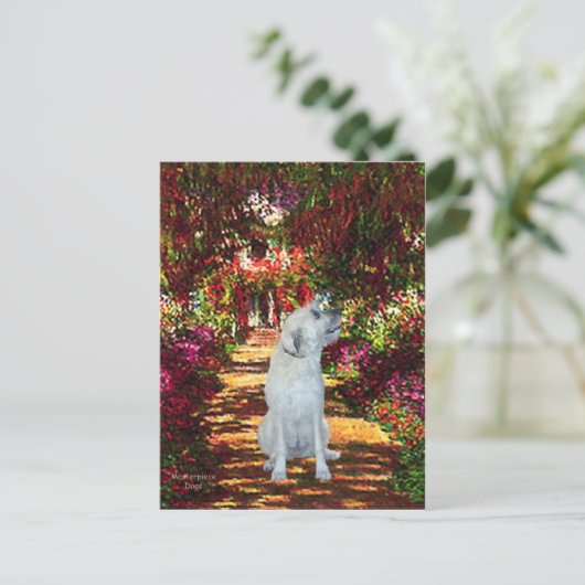 Irish Wolfhound 4 - Het pad Briefkaart (Staand voorkant)