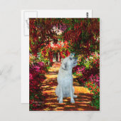 Irish Wolfhound 4 - Het pad Briefkaart (Voorkant / Achterkant)