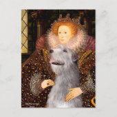 Irish Wolfhound 6 - Queen Briefkaart (Voorkant)