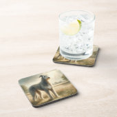 Irish Wolfhound Bier Onderzetter (Rechterzijde)