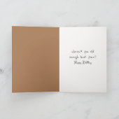 Irish Wolfhound Birthday Humor Kaart (Binnen)