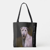 Irish Wolfhound Canvas tas (Achterkant)