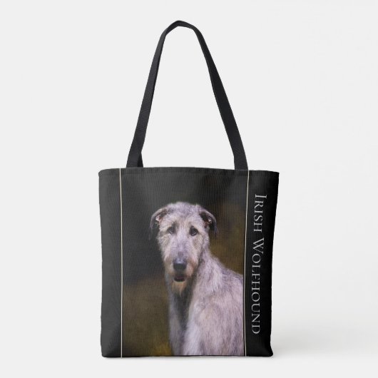 Irish Wolfhound Canvas tas (Achterkant)