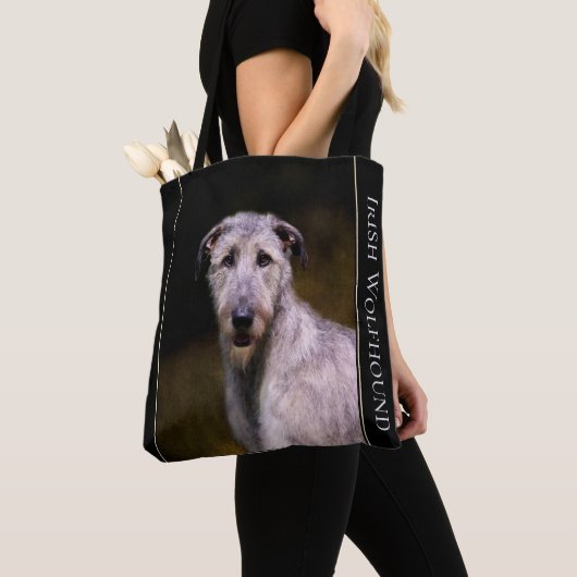 Irish Wolfhound Canvas tas (Dichtbij)
