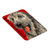 Irish Wolfhound Color Block Magneet (Rechterzijde)