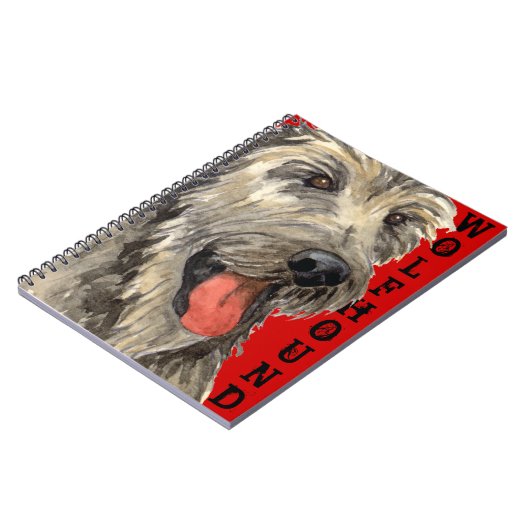 Irish Wolfhound Color Block Notitieboek (Linkerzijde)