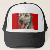 Irish Wolfhound Color Block Trucker Pet (Voorkant)