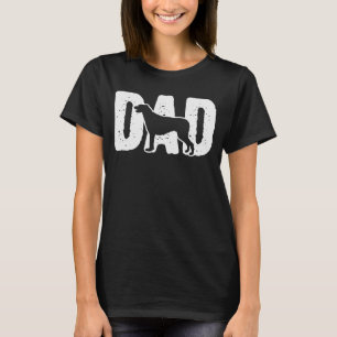 Irish Wolfhound Dad Father Silhouette Dog T-shirt