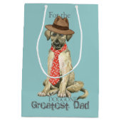 Irish Wolfhound Dad Medium Cadeauzakje (Achterkant)