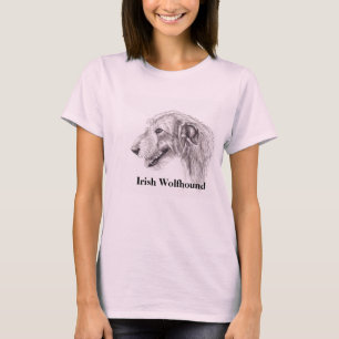 Irish Wolfhound Dog Art T-Shirt