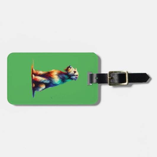 Irish Wolfhound Dog Bagagelabel (Voorkant horizontaal)