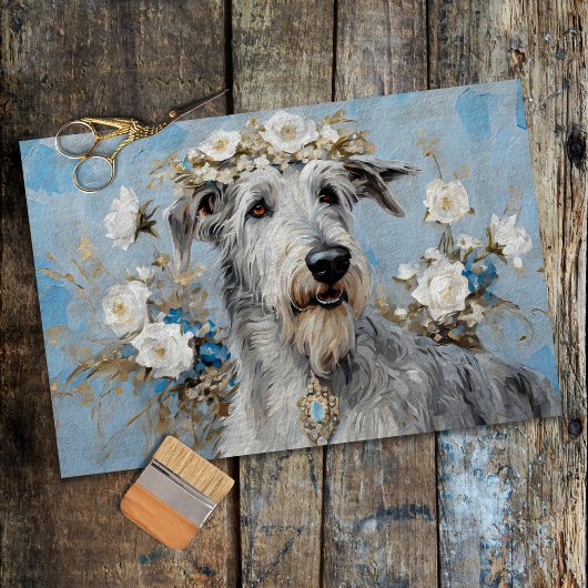 Irish Wolfhound Dog Tissuepapier