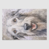Irish Wolfhound Dog Tissuepapier (Voorkant)