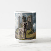 Irish Wolfhound Elegant Breed Coffee Mok (Center)