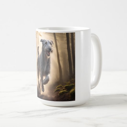 Irish Wolfhound Elegant Breed Coffee Mok (Voorkant rechts)