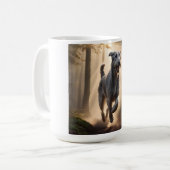 Irish Wolfhound Elegant Breed Coffee Mok (Voorkant links)