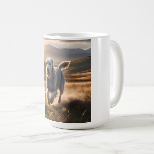 Irish Wolfhound Elegant Breed Coffee Mok (Voorkant rechts)
