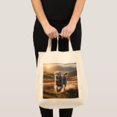 Irish Wolfhound Elegant Grocery Canvas tas (Voorkant (product))