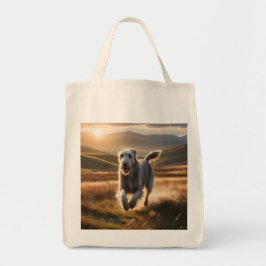Irish Wolfhound Elegant Grocery Canvas tas