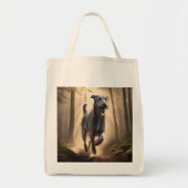 Irish Wolfhound Elegant Grocery Canvas tas (Voorkant)