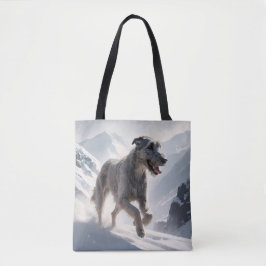 Irish Wolfhound Elegant Schouder Canvas tas