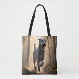 Irish Wolfhound Elegant Schouder Canvas tas