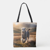 Irish Wolfhound Elegant Schouder Canvas tas (Achterkant)