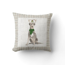 Irish Wolfhound en Taupe Pset-kersthond