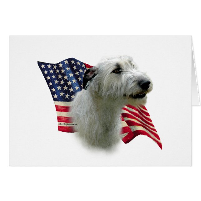 Irish Wolfhound Flag (Voorkant Horizontaal)