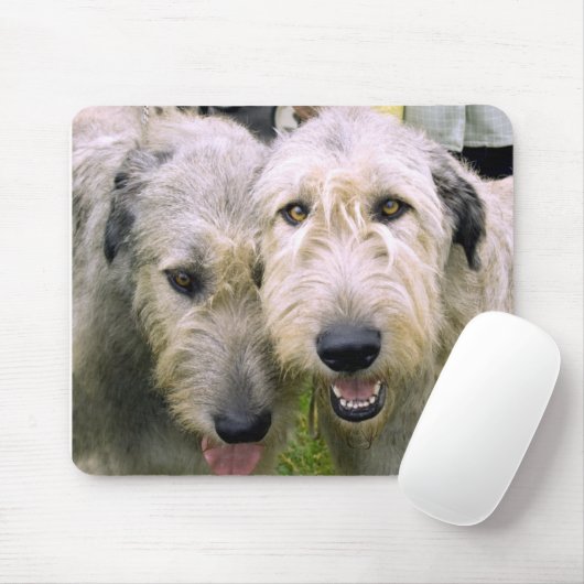 Irish Wolfhound-foto Muismat (Met muis)