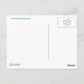 "Irish Wolfhound Greeting" Briefkaart (Achterkant)