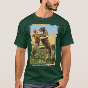"Irish Wolfhound Greeting" T-shirt