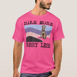 Irish Wolfhound Hike More Worker Less Graphic Hiki T-shirt