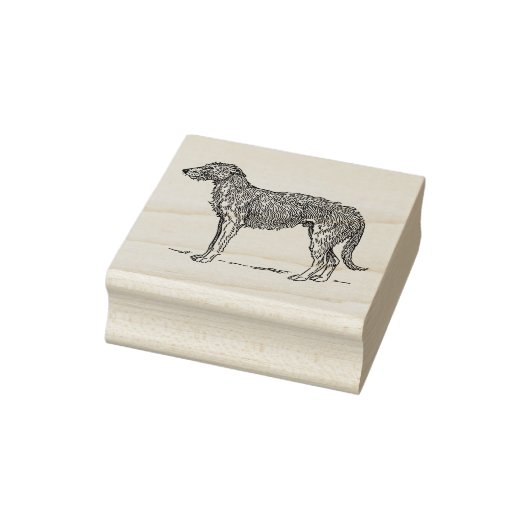 Irish Wolfhound Hondenras Rubberstempel (Stempel)