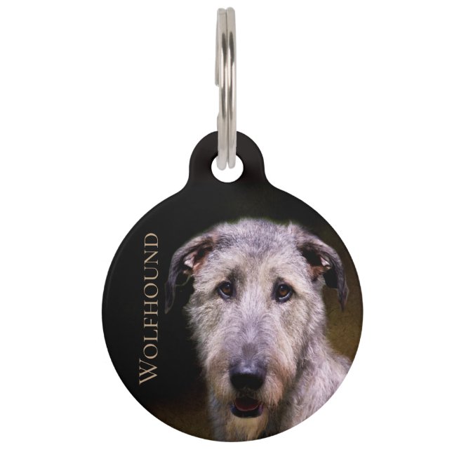 Irish Wolfhound Huisdierpenning (Voorkant)