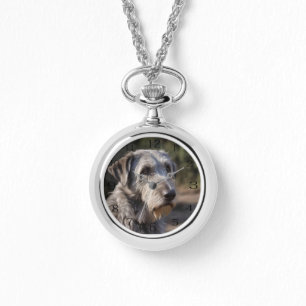 Irish Wolfhound I Am Not Amused beroemd gemaakt do Horloge