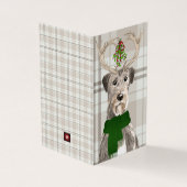 Irish Wolfhound in Antlers met een "Earthy Pset" Kaart (Buitenkant)