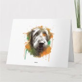 Irish Wolfhound Kaart (Achterkant)