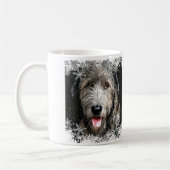 Irish Wolfhound Kerst Mok (Links)