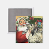 Irish Wolfhound-kerstcadeaus Magneet (Voorkant / Achterkant)