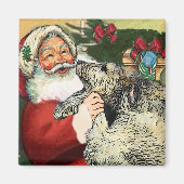 Irish Wolfhound-kerstcadeaus Magneet (Voorkant)