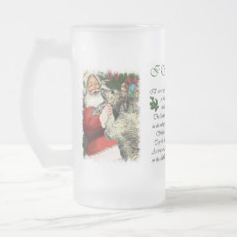 Irish Wolfhound-kerstcadeaus Matglas Bierpul