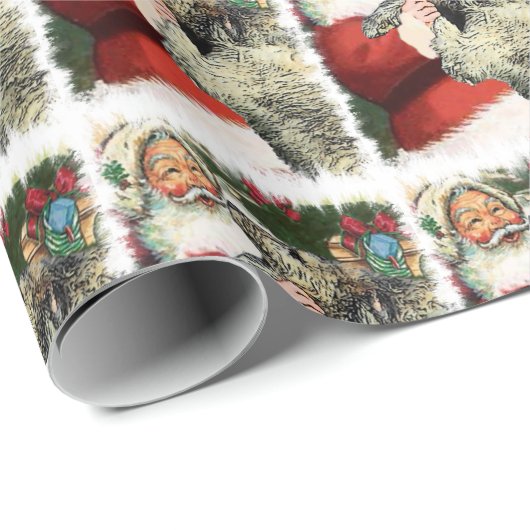 Irish Wolfhound Kerstmis Cadeaupapier (Rol Hoek)