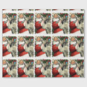 Irish Wolfhound Kerstmis Cadeaupapier (Vlak)