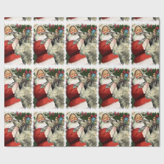 Irish Wolfhound Kerstmis Cadeaupapier (Vlak)