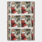 Irish Wolfhound Kerstmis Deken (Voorkant Verticaal)