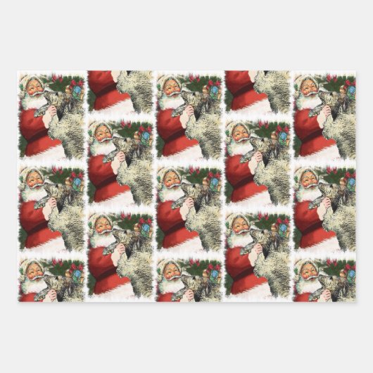 Irish Wolfhound Kerstmis Inpakpapier Vel (Voorkant 2)