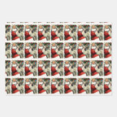 Irish Wolfhound Kerstmis Inpakpapier Vel (Voorkant)