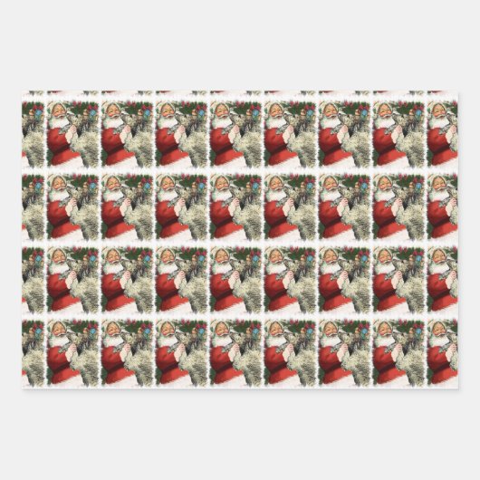 Irish Wolfhound Kerstmis Inpakpapier Vel (Voorkant)